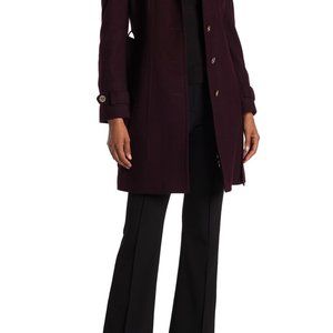 MICHAEL Michael Kors Missy Belted Wool Blend  Coat
